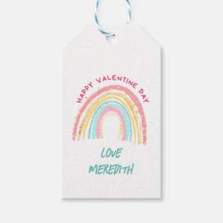 Personlig Valentines märkre för daggåva Presentetikett