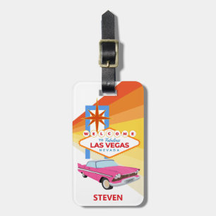 Personlig Välkommen till Fabulous Las Vegas Bagagebricka