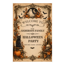 Personlig välkomsthälsning till Halloweenfest i vi