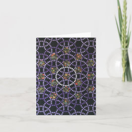 Personlig välkomstkort med Crown Jewels Quilt-moti Helgkort