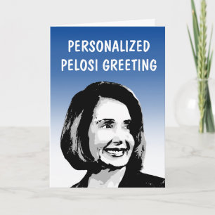 Personlig välkomstkort till Pelosi Kort