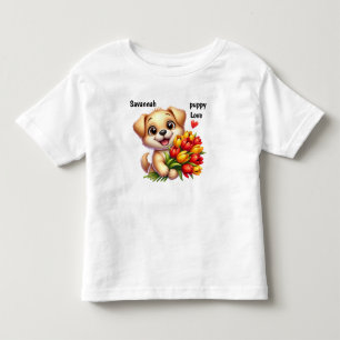 Personlig valp t shirt