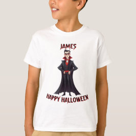 *Personlig Vampire Kids Halloween T Shirt