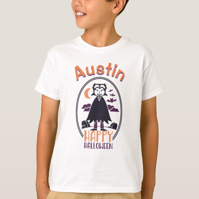 Personlig Vampire T Shirt (Framsida)