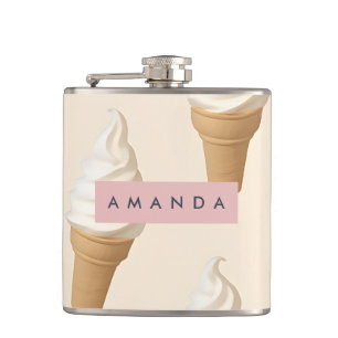 Personlig Vanilla Ice Cream Cone Mönster Fickplunta