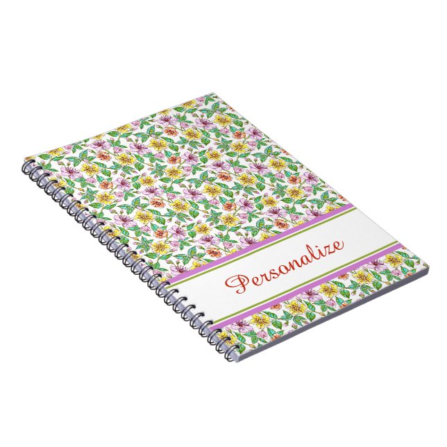 Personlig vårblomma anteckningsbok (Högra Sidan)