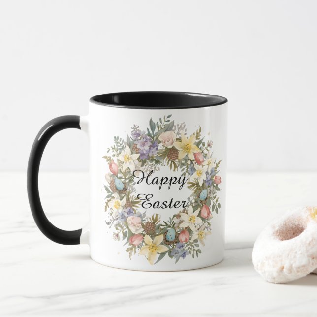Personlig vårblomma att minnas mugg (Med munk)