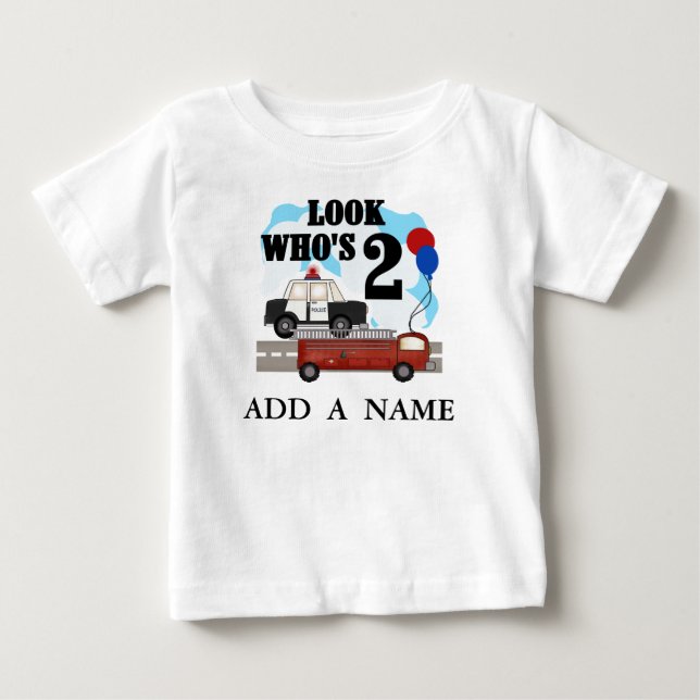 Personlig Varje dag Heroes 2:a födelsedskjorta Tee Shirt (Framsida)