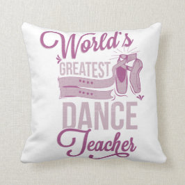Personlig Världsmästare Dance Teacher Ballet Kudde