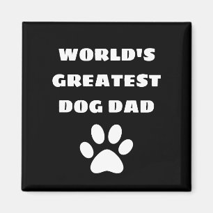 Personlig Världsmästare Hund Pappa Anpassningsbar  Magnet