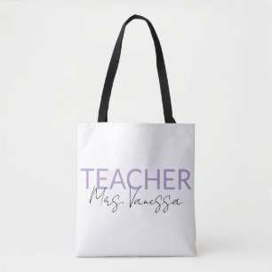 Personlig väska för lärarens namn, Retro Teach