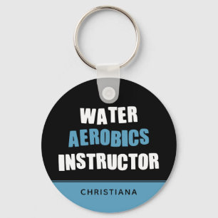 Personlig Vatten Aerobics Instructor Nyckelring