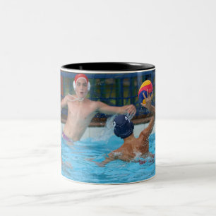 Personlig Vatten Polo Sport Photo Två-Tonad Mugg
