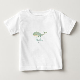 PERSONLIG VATTENCOLOR WHALE EN-biet T Shirt
