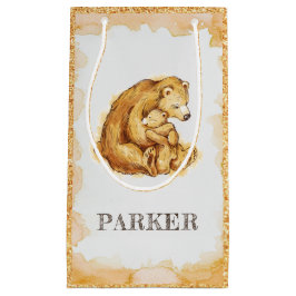 Personlig, vattenfärg Bear Grattis på födelsedagen