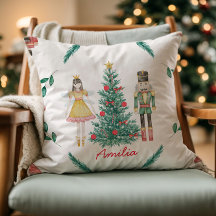 Personlig Vattenfärg Nutcracker Pillow