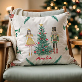 Personlig Vattenfärg Nutcracker Pillow Kudde