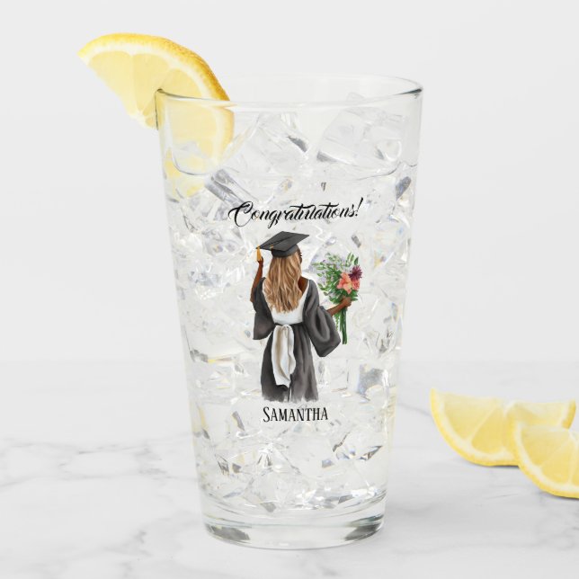 Personlig Vattenfärg Studenten (13) Glaskopp (Framsida Ice)