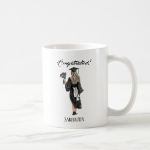 Personlig Vattenfärg Studenten (3) Kaffemugg