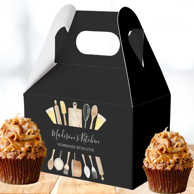 Personlig Vattenfärgskokning Baking Verktyg Presentaskar (In situ)