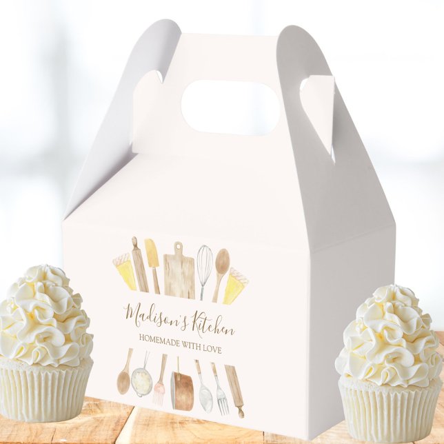 Personlig Vattenfärgskokning Baking Verktyg Presentaskar (In situ)