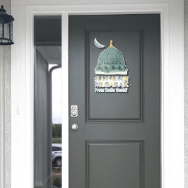 Personlig Vattenfärgsmoské Ramadan Mubarak Klistermärken