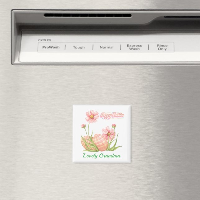 Personlig vattenfärgsteknad påskäggsmagnet magnet (In Situ (Dishwasher))