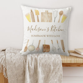 Personlig Vattenfärgsverktyg Köksverktyg för matla Kudde