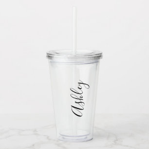 Personlig vattenflaska med namn Anpassad namnter Take Away Mugg