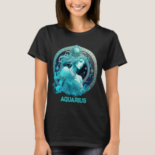 Personlig Vattumannen Stjärntecken Astrologi Födel T Shirt