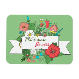 Personlig/Växtfler blommor/Blommigt Magnet