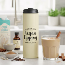 Personlig Vegan Eggnog Thermal Tumbler