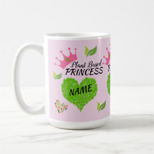 Personlig Vegan Prinsessa Mugg - Anpassad vegansk 