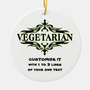 Personlig Vegetarmetoder Julgransprydnad Keramik
