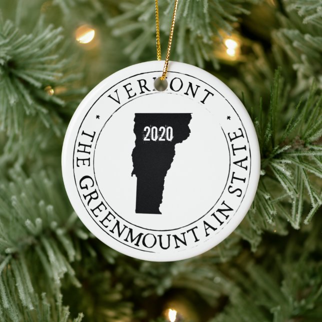 Personlig Vermont Ornament (Träd)