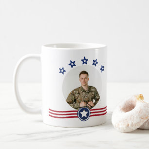 Personlig Veterans Day Mugg - militärt namn
