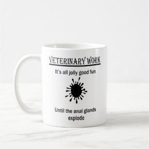 Personlig Veterinary Funy Vets Gift Kaffemugg