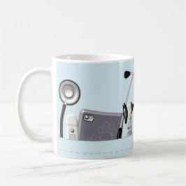 Personlig Veterinary Scrubs Light Blue Kaffemugg
