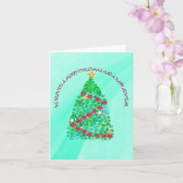 PERSONLIG VI ÖNSKAR ER I GOD JUL KORT