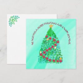 PERSONLIG VI ÖNSKAR ER I GOD JUL KORT