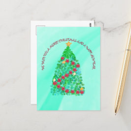 PERSONLIG VI ÖNSKAR ER I GOD JUL VYKORT