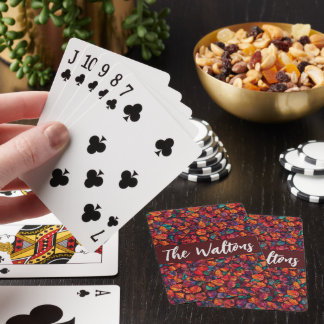 Personlig Vibrant Höst löv Casinokort