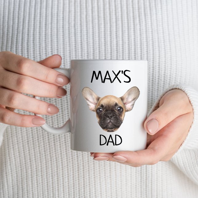 Personlig vid Pappa vid Hund vid Ansikte vid Namn  Kaffemugg (Skapare uppladdad)