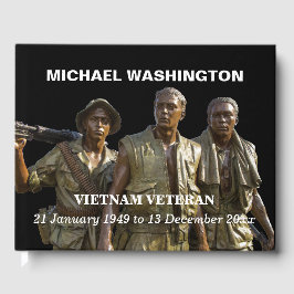Personlig Vietnam Memorial Statue Guest Bok