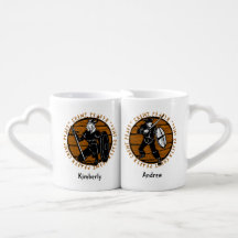 Personlig Viking Warrior Maiden Hans och Hers