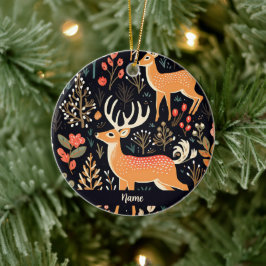 Personlig Viktigt Hjort Ornament