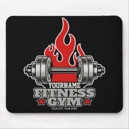 Personlig Viktning Höjdpunktsskylt Fitness Gym Musmatta