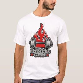 Personlig Viktning Höjdpunktsskylt Fitness Gym T Shirt