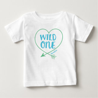 Personlig Vild 1 bojar första födelsedag T Shirt