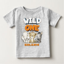 Personlig Vild 1 Tecknader Safari första födelseda